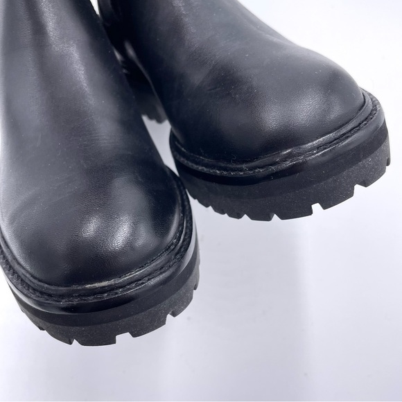 NEW Everlane Black Leather Lug Sole Chelsea Bootie in‎ Size 5.5 - Picture 5 of 14
